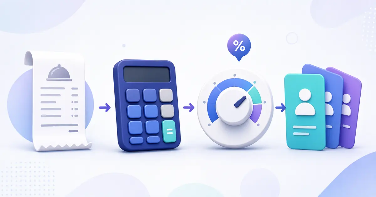 Tip & Split Bill Calculator online tool preview